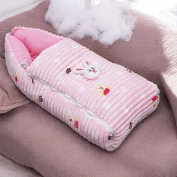 VoiDrop Infants Pure Velvet Cotton Printed Baby Sleeping Bag-14