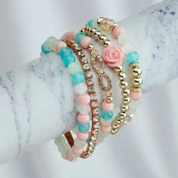 Joker & WItch Pastel Mix All Of The Girls You Loved Before Beaded Bracelet-image-97