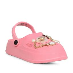 Bubblegummers by Bata Kids Pink Back Strap Clogs-image-49