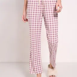 Dreamz by Pantaloons Checked Pure Cotton Straight-Leg Lounge Pant-picture-41