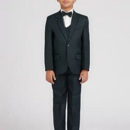 Kids Island Boys Green Cotton Suit Set-picture-28