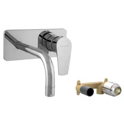 Parryware Primo Left Hand Side Lever Basin Mixer with Concealed Chrome, G3276A1+G9002A1 (Pack of 2 Piece)-26