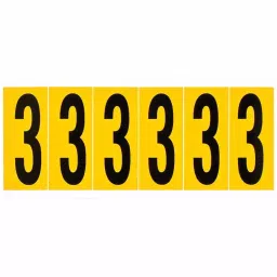 BRADY Number Label 76.2 mm (3 Inch) Character Height Gothic Font, 24UZ01-image-79