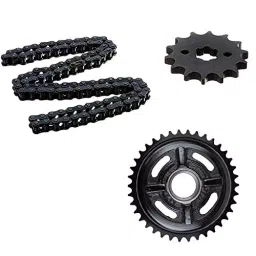 Allextreme Topbird Bike Chain Sprocket Kit for Royal Enfield Bullet Classic 350 CC, ‎AE_Chain_Sprocket_Kit-image-75