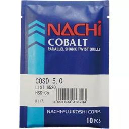 NACHI 5 mm HSSCo Drills COSD 6591207 - Made In Japan (Pack of 10 Piece)-image-67
