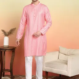 SWAGG INDIA Men Ethnic Motifs Embroidered Kurta-picture-48