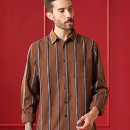 VALEN CLUB Men Striped Casual Shirt-picture-6