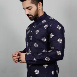 BALAJI CREATION Men Blue Kurtas-image-36