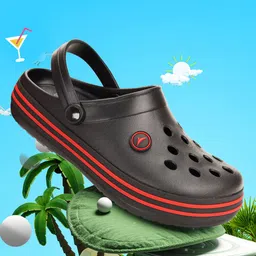 JQR Men CLOGS-001 Textured Clogs-1