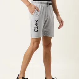 Urban Dog Men Grey Typography Printed Barcelona Regular Shorts-image-76