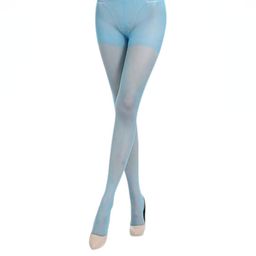 NESKA MODA Blue Sheer Stockings-image-42