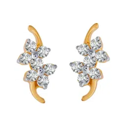 P.C. Chandra Jewellers 18 kt Gold & Diamond Earrings-picture-28
