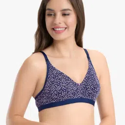 Every De by Amante Blue Non Padded Non Wired Full Coverage Bra-image-6
