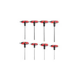 Yato T-Handle Hex Key With Ball Set Of 8 YT-05597-0