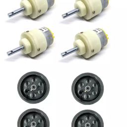 Invento 6V - 12V 5 Kg-cm 200 rpm DC Metal Geared Motor 95mm x 40mm-image-95