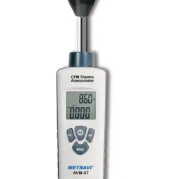 Metravi AVM-07 Digital Thermo Anemometer with Metal Fan 1 to 30 m/s-15