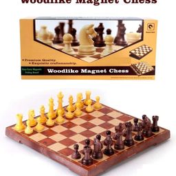 YAMAMA Wooden Chess with Folding Chess Board Staunton Chess Pieces & Storage Box For Kids- Multicolor-14