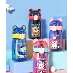 AKN TOYS Cute Animal Printed Design Water Bottle BPA-Free for Kids 400 ml Color May Vary-image-42