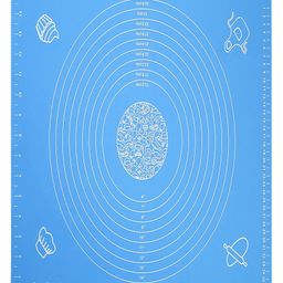 Evafly Baking Mat for Pastry Non-Stick Board Table Placemat Pad Rolling Dough  - Blue-17