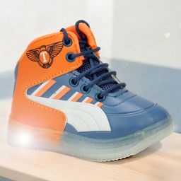 Lil Lollipop  Colour Blocked LED Shoes - Blue-picture-16