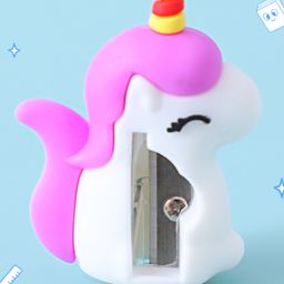 fab n funky Unicorn Shaped Pencil Sharpener Machine with Dust Compartment White-picture-28