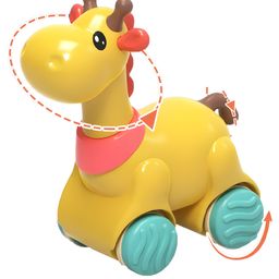 NEGOCIO new mini car toys cute baby educational toys Fun news slide and go toy animals for kids - PACK OF 1 - COLOR MAY VARY-23