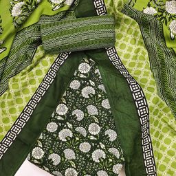 LeeliPeeri Designer Printed Unstitched Dress Material-image-95