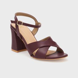 Sole To Soul Block Sandals with Buckles-56