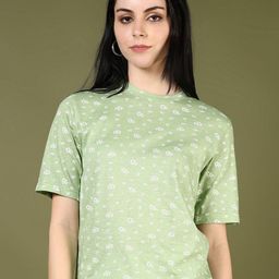 V-Mart Women Printed T-shirt-image-99