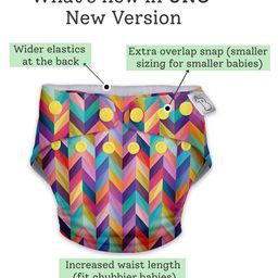 SuperBottoms Cloth Diapers For Babies Value Freesize UNO New Version Combo Pack of 6- Multicolor image 5