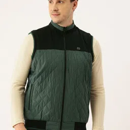 Monte Carlo Mock Collar Reversible Quilted-Style Gilet Jacket-picture-39