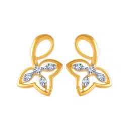 P.C. Chandra Jewellers 18 kt Gold & Diamond Earrings-picture-1