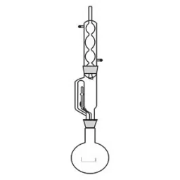 Rasayan 200ml Soxhlet Extraction Apparatus Liquid / Solid Consist of F.B. Flask Extractor-1