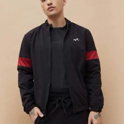 Fame Forever By Lifestyle Black Regular Fit Color-Block Sports Jacket-picture-28