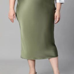 Oxolloxo Olive Midi Skirt-picture-35
