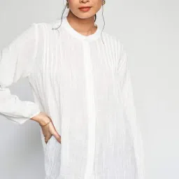 AND White Pleated Tunic-image-95