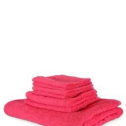 LORENA [7pc] 100% Cotton Super-Soft Terry Towels -1pc Bath, 2pc Hand, 4pc Face (d`ross) solid-multi-21