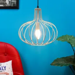 Tayhaa Metal Cage Hanging Lamp-image-12