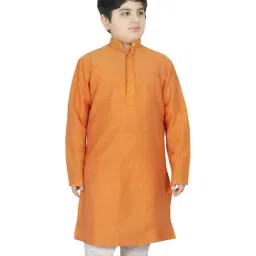 SG Yuvraj Kids Yellow Regular Fit Kurta-image-55