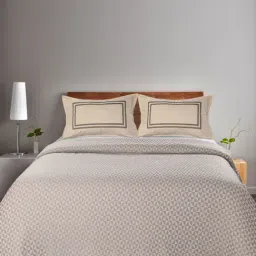 Saral Home Abstract Grey 155 TC Cotton King Sized Bed Sheet with 2 Pillow Covers-image-65