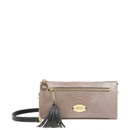 Hidesign Pink Textured Medium Sling Handbag-27