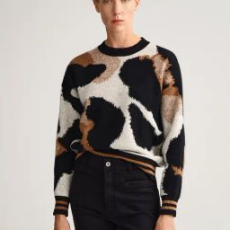 GANT Multicolor Printed Sweater-image-11