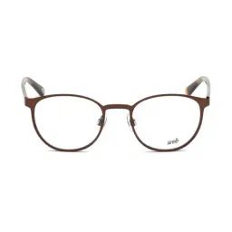 WEB EYEWEAR Brown Full Rim Oval Frame Designed in Italy-77