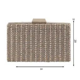 Mochi Gold Embellished Small Clutch-image-93