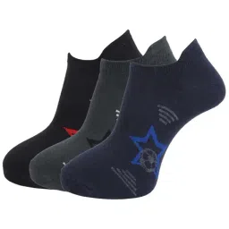 Dollar Multicolor Printed Socks - Pack of 3-11
