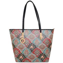 Esbeda Multicolor Printed Large Tote Handbag-image-91