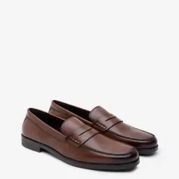 SOLEPLAY by Westside Dark Tan Formal Penny Loafers-image-36