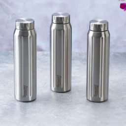 Sumeet Silver Stainless Steel 3 Water Bottles 900ml-36