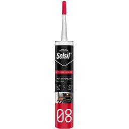 Selsil 280 ml RTV Sealant Red for Aluminium, Glass, Glazed Ceramic, Metal (Pack of 25)-picture-6