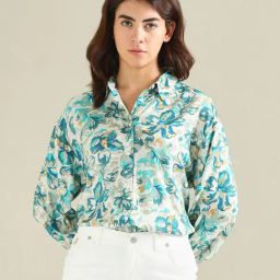 U.S. Polo Assn. Multicolor Floral Print Shirt-image-81